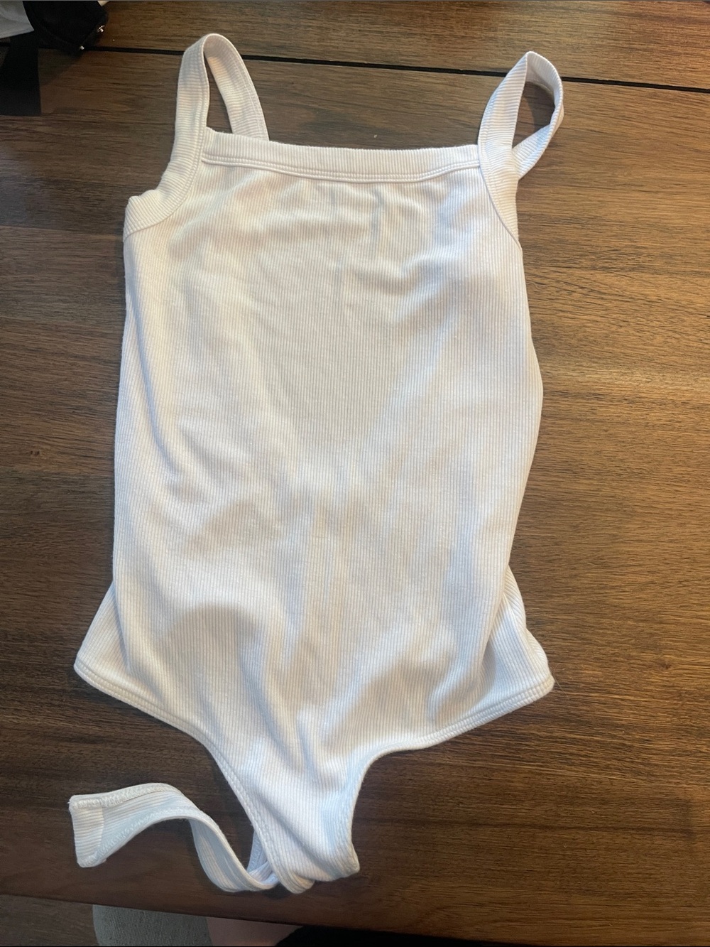 Clyque Genelle Ribbed Bodysuit in White